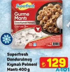 SUPERFRESH DONDURULMUŞ KIYMALI PELMENİ MANTI 400 G